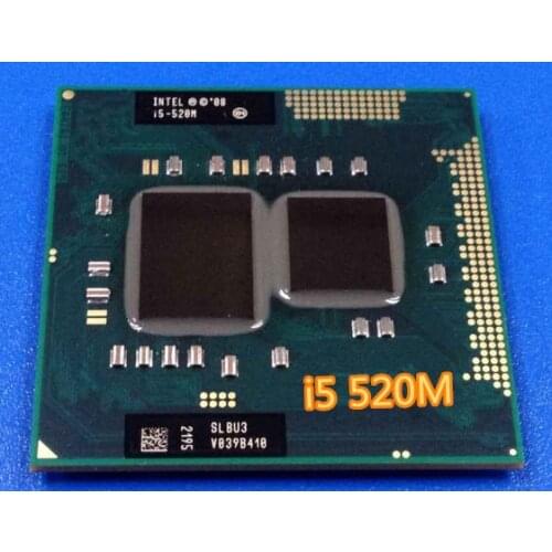 Original Intel core Processor I5 520M i5 520M 3M Cache 2.4 GHz Laptop Notebook Cpu Processor I5-520M free shipping