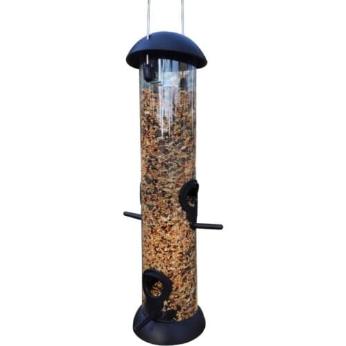 Hanging Wild Bird Seed Feeder Bird Food Dispender Outdoor Garden Feeding Tool B2QB