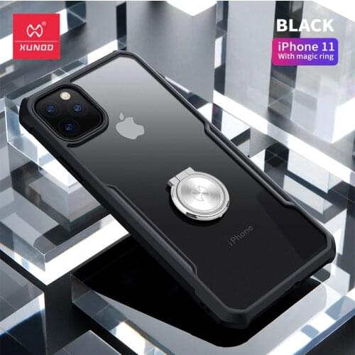 For iPhone 11 Pro Case Xundd Shockproof Case Transparent PC+TPU Bumper Phone Cover for iPhone 11 Pro Max Case With Ring чехол