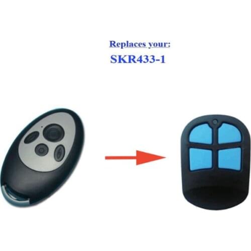 Garage door remote for SKR433-1 replacement rolling code remote control 433,92mhz