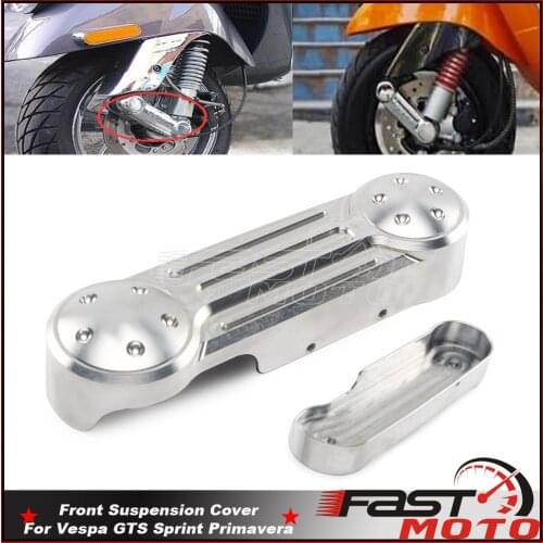 Silver/Gold/Black/Red/Gray Fork Front Suspension Cover Retro Decoration Link For Vespa GTS Sprint Primavera XL125 150 300 17-20
