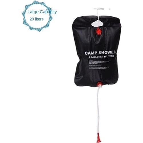 Camping folding shower water bag travel bath water bag outdoor bath water bag portable shower bag