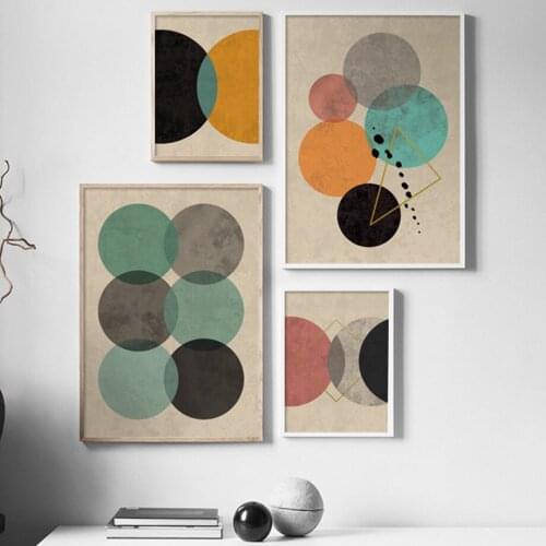 Modern Home Decor Geometric Figure Canvas Painting Nordic Style Wall Art Pictures Simple Modular Posters And Prints Living Room