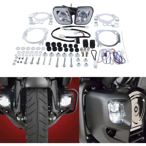 Motorcycle LED Turn Signal Driving Fog Light For Honda Goldwing GL1800 12-17 F6B Valkyrie