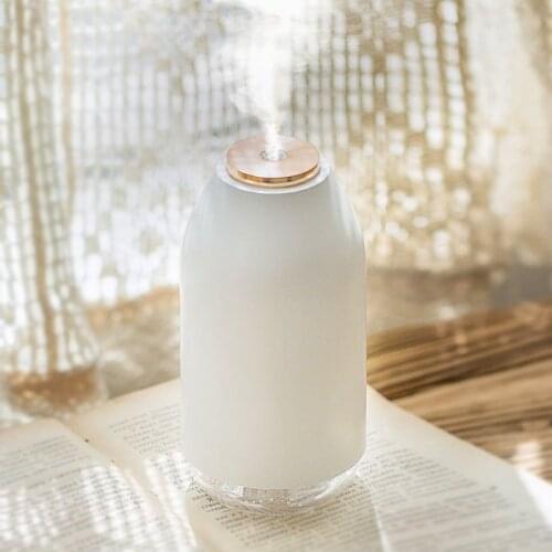 Mini Wireless Air Humidifier Diffuser Usb Rechargeable Electric Humidifier Portable Humidificador Fogger LED Lamp