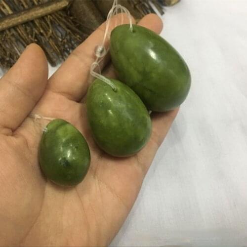 Natural Jade Egg Kegel Women Pelvic Floor Muscle Kegel Exercise Yoni Egg Massage ball Tightening Vaginal Ben Wa Ball Kegel Egg