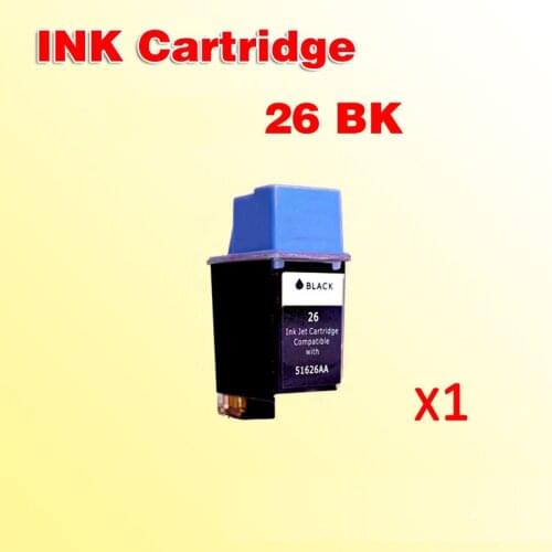 1pcs for26 black cartridge 51626A for 26 DeskJet200cci/plus400L/420/420C/500/500c/505c/505J+freeshipping