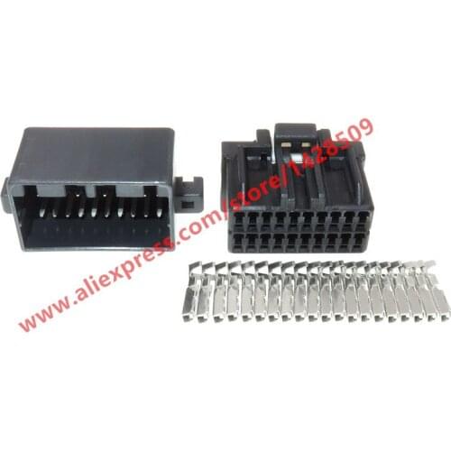 5 Sets 20 Pin Automotive Female Male Connector PCB Socket For Auto Wire Harness 175967-2