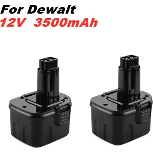 Rechargeable Battery 12V 3500mAh Ni-CD for Dewalt 12V XRP Battery DW9071 DW9072 DE9037 DE9071 DE9072 DE9074 Cordless Power Tool