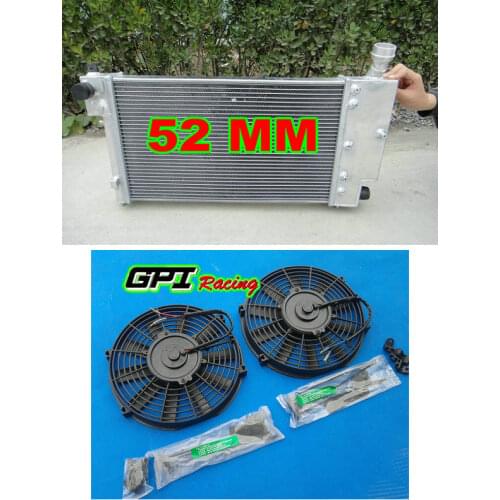 ALUMINUM RADIATOR and fan FOR PEUGEOT 106 GTI&RALLYE//CITROEN SAXO/VTR 91-01 00 99 98 97 96