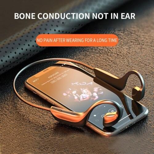 G100 Bone Conduction Bluetooth 5.0Headset Non-ear Wireless Sports Fitness Binaural Hanging Ear Long Standby Hanging Neck Headset