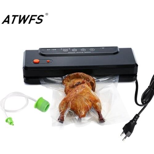 Household Multi-function Vacuum Sealer Automatic Vacuum Sealing System Keeps Fresh up to 7x Longer Vacuum Sealing Packer