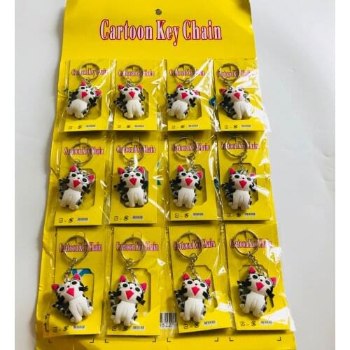 Chis Sweet Home Anime Key Chain PVC Figure Keyring cute 3D Toys Keychain Keyholder Birthday Gift Unisex NEW