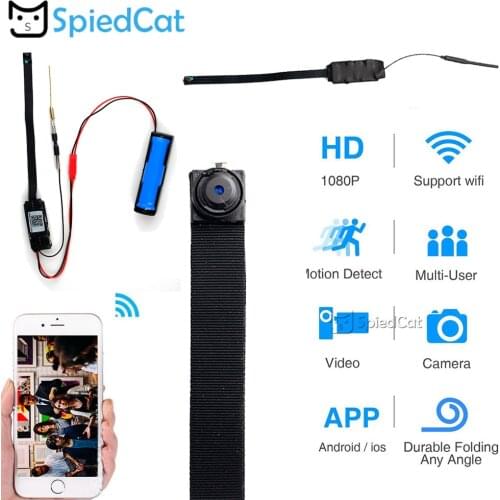 HD 1080P Standard lens Mini WIFI IP P2P Micro Wireless Video Audio Recorder Motion Detection DIY Module Camera Support TF Card