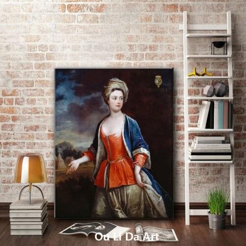 Classical court figures women portrait scenery oil paintings canvas printing printed on canvas wall art decoration picture