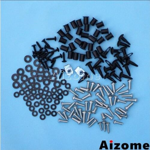 Motorcycle Bodywork Fixation Screws Nuts Washers Kit For Kawasaki Ninja ZX-10R ZX-10R 2006 2007 Complete Fairing Bolt Kit
