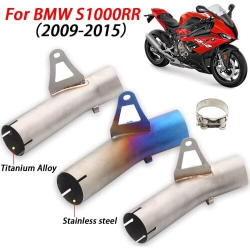 Motorcycle Exhaust Middle Link Pipe Slip on for BMW S1000 S1000RR 2009-2015 Escape Moto Connect Link Mid Pipe Motorcycle Muffler