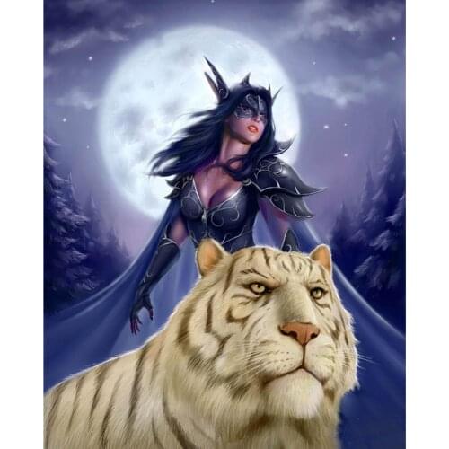 World Of Warcraft 11CT Embroidery Cross Stitch Kit Craft Needlework Set Cotton Thread Canvas Printed Cartoon Home Decor On Sale