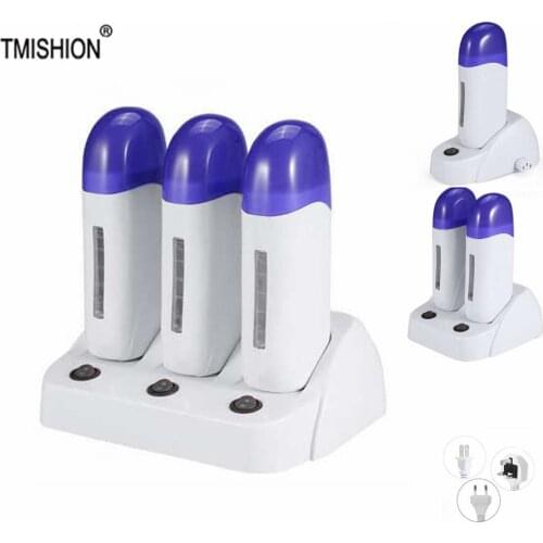 3 Types Cartridge Wax Depilatory Roller Warmer Heater Waxing Body Hair Removal Machine for Arm Leg Bikini