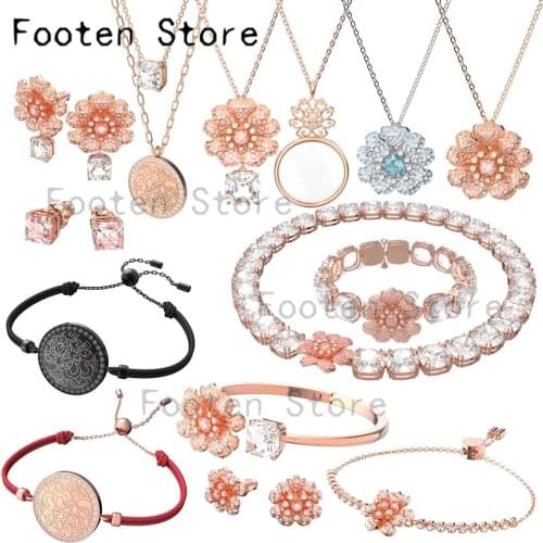 2021 high quality SWA Tanabata Festival new style, heart connected Chinese style, exquisite charm womens necklace