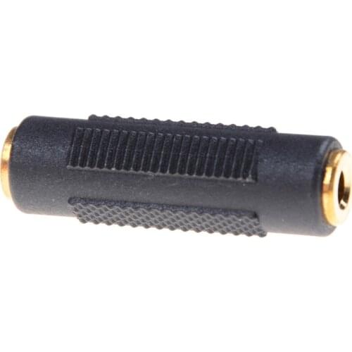 3.5mm Female to Female Jack Stereo Audio Adapter Converter Connector Audio Adapter Coupler Metal Gold Plated Connector