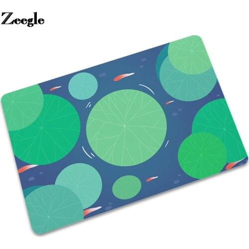 Casual Summer Style Waterproof Entrance Door Mat for Child and Living Room Anti-slip Rubber Floor Carpet Durable Carpet Rug