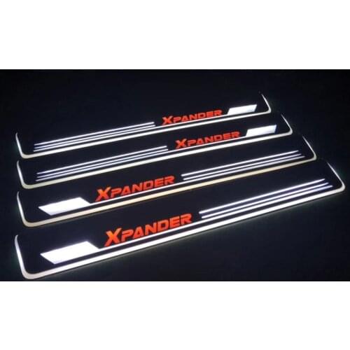 Welcome Pedal Lights For Mitsubishi Xpander 2017 - 2019 2020 Pedal car Door Sill Pathway Lamps led thresholds scuff plates auto