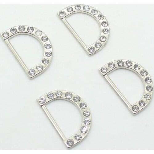 Metal Alloy Belt Rhinestones Buckles 12*25mm 10pcs/lot Metal Buckles for Wedding Bag Craft Ribbon Accesories Decoration