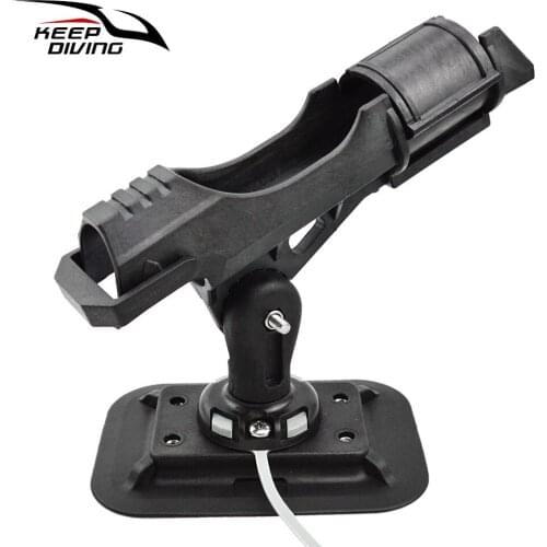 Fishing support rod holder inflatable boat accessories bracket kayak yacht fishing tackle 360 degree rotatable fixed rod holder
