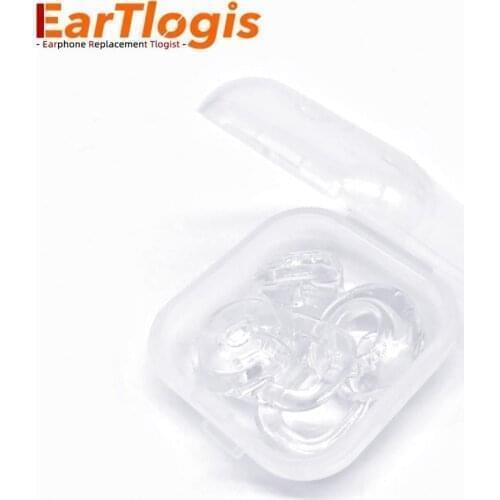 EarTlogis Replacement Silicone Earbud for Plantronics M25 M28 M55 M155 In-Ear Ear Pads Tip Parts Earplug Cushion Earmuff