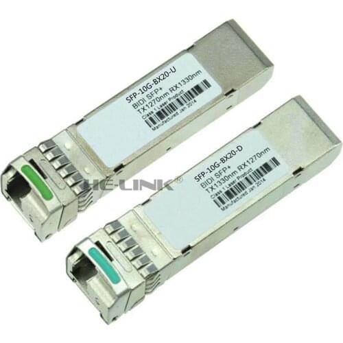 LODFIBER SFP-10G-BX20-U/SFP-10G-BX20-D C-IS-CO Compatible Pair of BiDi SFP 10G 20km Transceiver