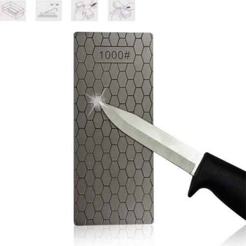 Professional 400 or 1000 Thin Diamond Sharpening Stone Knives Diamond Plate Whetstone Knife Sharpener Grinder Honing Tools