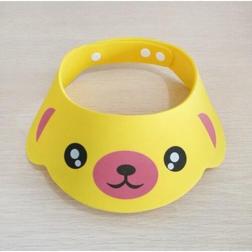 1PCS Useful Adjustable Cute Baby Shower Hat Kids Shampoo Bathing Shower Cap Wash Hair Shield Direct Visor Caps For Baby Care