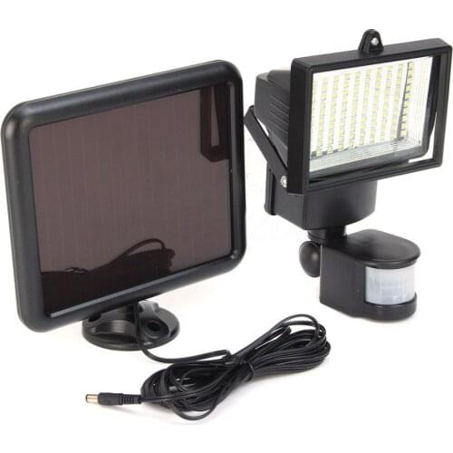 100 LED Solar Panel Sensor Flood Light Security Motion Spot Lamp Outdoor Garden