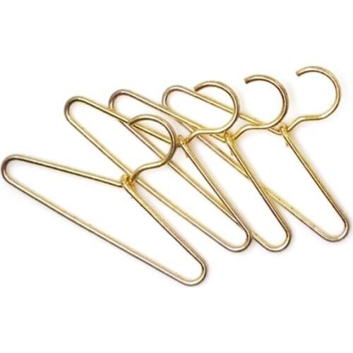 4pcs 1:12 Miniature Dollhouse Clothing Hangers Bedroom Wardrobe Decor Doll House Accessories Gift