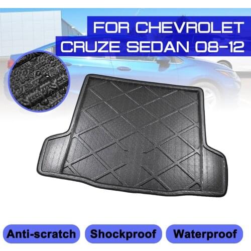 Car Carpet For Chevrolet CRUZE Sedan 2008 2009 2010 2011 2012 Rear Trunk Anti-mud Cover Floor Mat