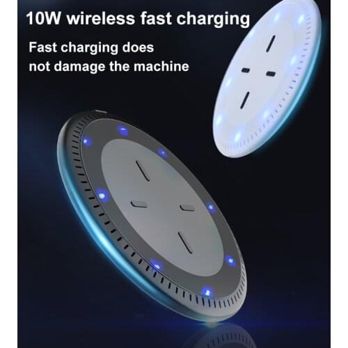 Qi Wireless Charger 10W Fast Wireless Charging Pad Induction Wirless Charger For iPhone 11 Pro X Xiaomi mi 10 Samsung s20