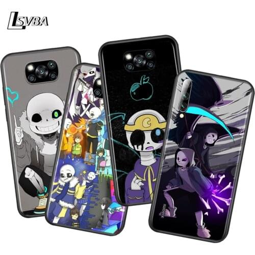 Undertale Sans Anime For Xiaomi Poco X3 NFC M2 X2 F2 C3 M3 F1 Pro Mi Play Mix 3 A3 CC9E A2 A1 6 5 Lite Phone Case