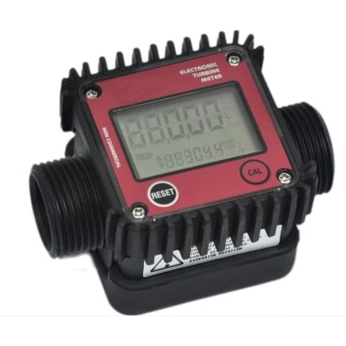 K24 turbo digital flow meter flowmeter Diesel fuel water plomeria flow indicator protable Turbine Flowmeter caudalimetro sensor