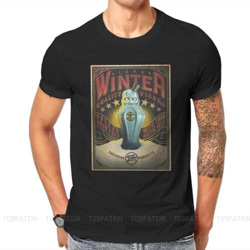 Old Man WInter O Neck TShirt BioShock Jack Rapture EVE ADAM 2K Games Fabric Basic T Shirt Mans Tops Individuality Fluffy