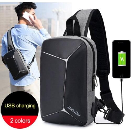 Hot Sale Mens Chest Bags Multi-functional Casual Business Cross-body Single Shoulder Bag Hiking Outdoor Travel Luxury Backpack