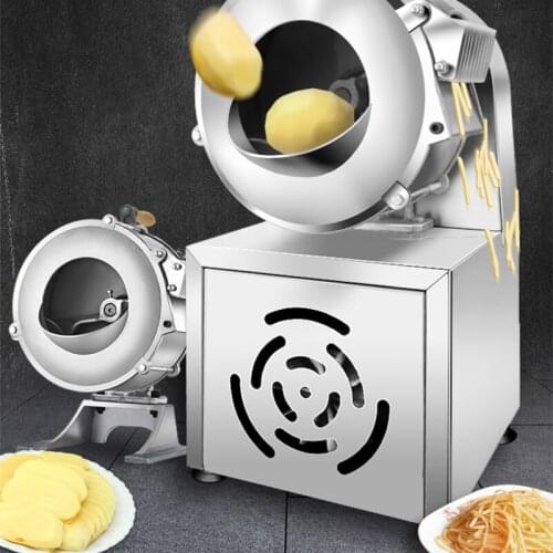 75kg/h Commercial Electric Vegetable Cutting Artifact Vegetable Cutter Manual Potato Shredder Household Rob Shredder