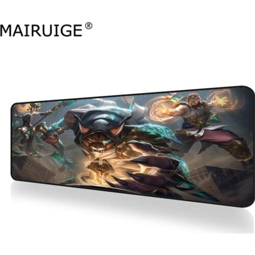 League of Legends Mouse Pad XXL Guardian of The Sands Rengar Gamer Desk Mat Large Keyboard Pad Gaming MousePad 90x40cm/80x30cm