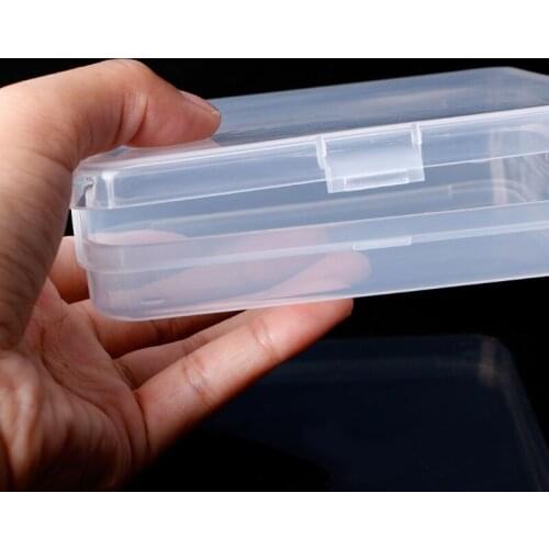 Square Transparent Plastic Jewelry Storage Boxes Beads Crafts Case Containers new