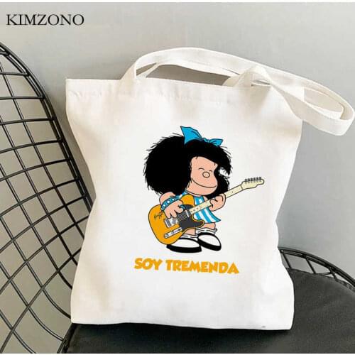 Mafalda shopping bag shopper bolsa bolsas de tela tote eco bag reciclaje ecobag boodschappentas bolsas ecologicas cabas