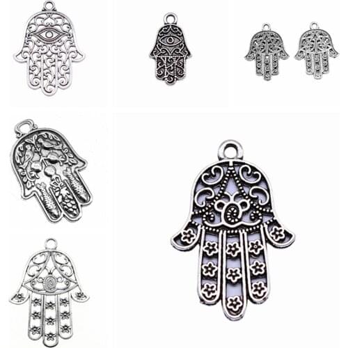 Sejuani diy charms for jewelry making kit pendant for bracelet jewelry accessories Hamsa Hand Charms