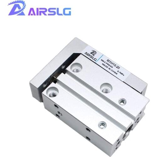 MXH Rail cylinder precision pneumatic slide guide rod cylinder linear side rail MXH6-20 MXH10-30 MXH16-30 MXH20-50 MXH6-30