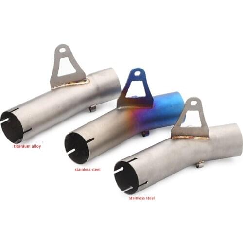 S1000RR 2009-2015 Motorcycle Exhaust Pipe Moto SC Muffler with Stainless steel Middle Pipe For S1000RR 2009-2015 Link Pipe