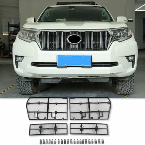 Car Front Grill Insect Net Insect Screening Mesh For Toyota Land Cruiser Prado FJ 150 2018 2019 2020