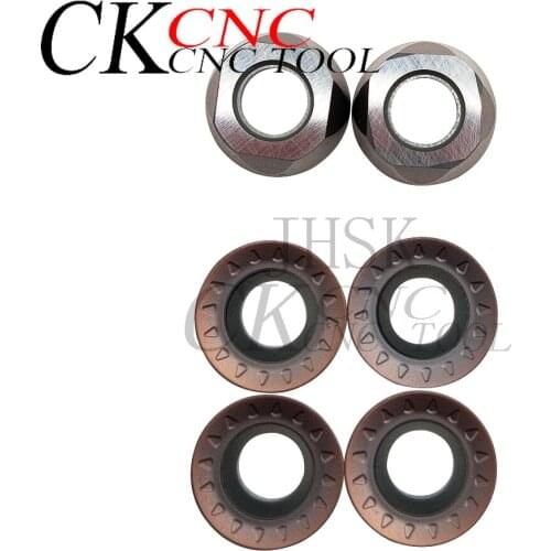 Lathe tool RPMT10T3MOE-JS VP15TF RPMT10T3MOE JS high quality milling insert round blade RPMT 10T3 MOE CNC metal tools